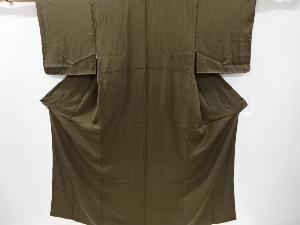 リサイクル　変わり縞模様小紋着物